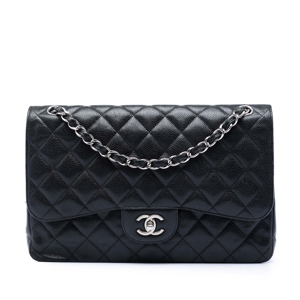 Pre-Loved Chanel Jumbo Classic Caviar Double Flap